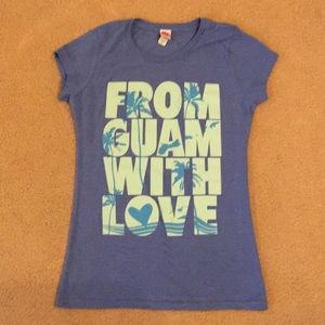 Guam souvenir tshirt - blue